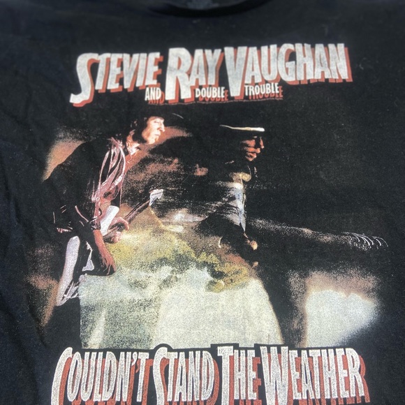 Stevie Ray Vaughan and Double trouble T-Shirt - Picture 1 of 6